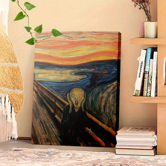 Stampa su tela intelaiata — Homage to Munch