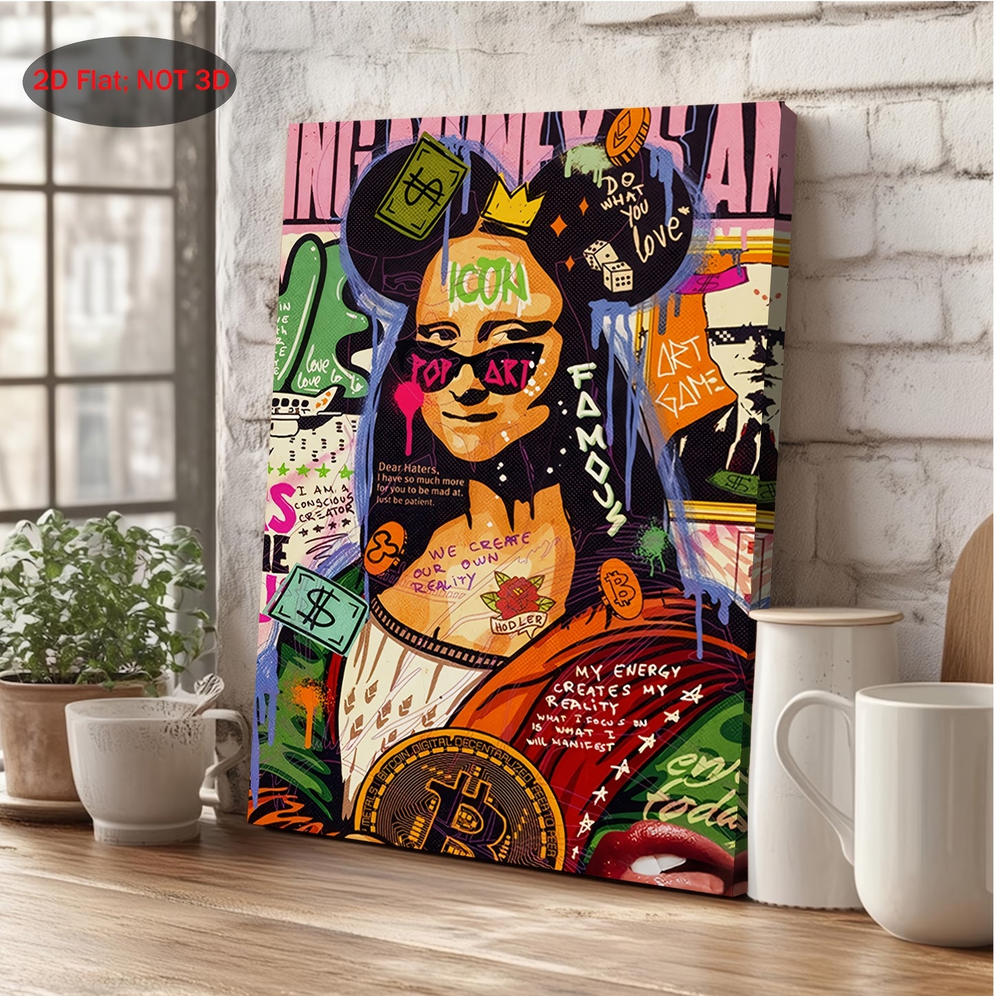 Stampa su tela — Homage to Mona Lisa