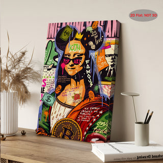 Stampa su tela — Homage to Mona Lisa