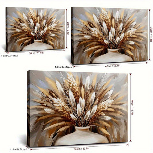 Stampa su tela intelaiata — Erba di Pampas
