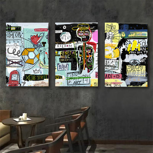 Stampa su tela intelaiata — Graffiti Tipografico