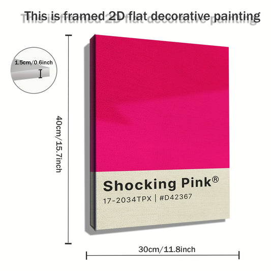 Stampa su tela — Minimalismo Rosa
