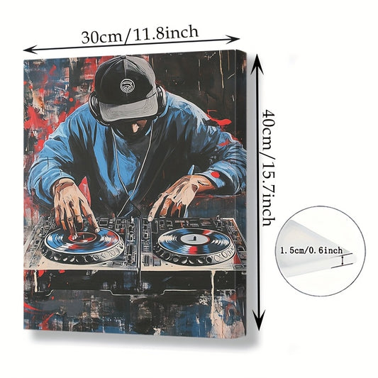 Stampa su tela intelaiata — DJ Graffiti