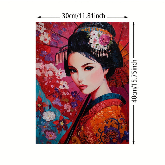Stampa su tela intelaiata — Geisha