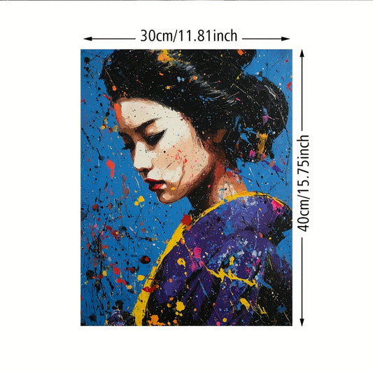Stampa su tela intelaiata — Geisha