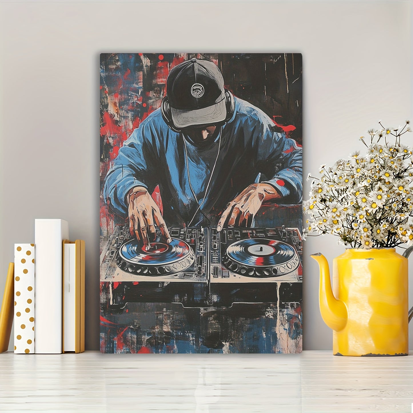 Stampa su tela intelaiata — DJ Graffiti