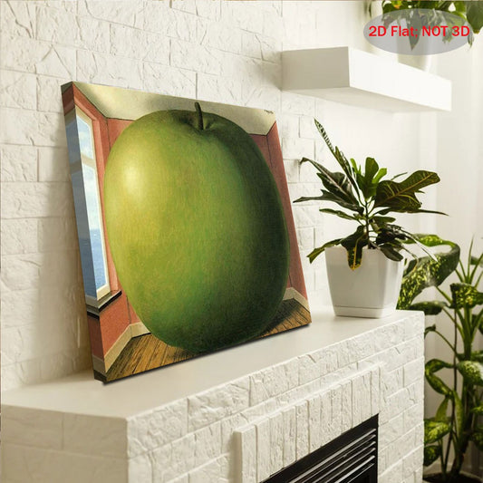 Stampa su tela intelaiata — Homage to Magritte