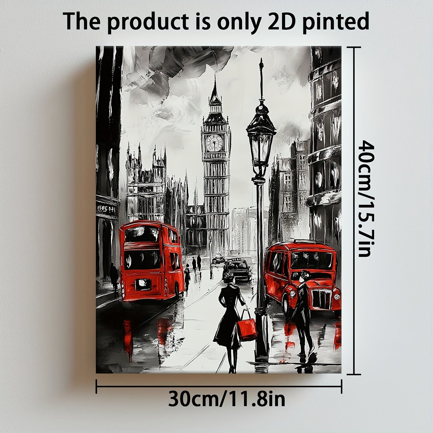 Stampa su tela intelaiata — Londra Big Ben