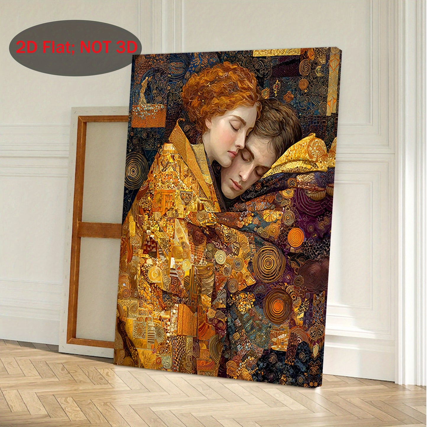 Stampa su tela intelaiata — Homage to Klimt