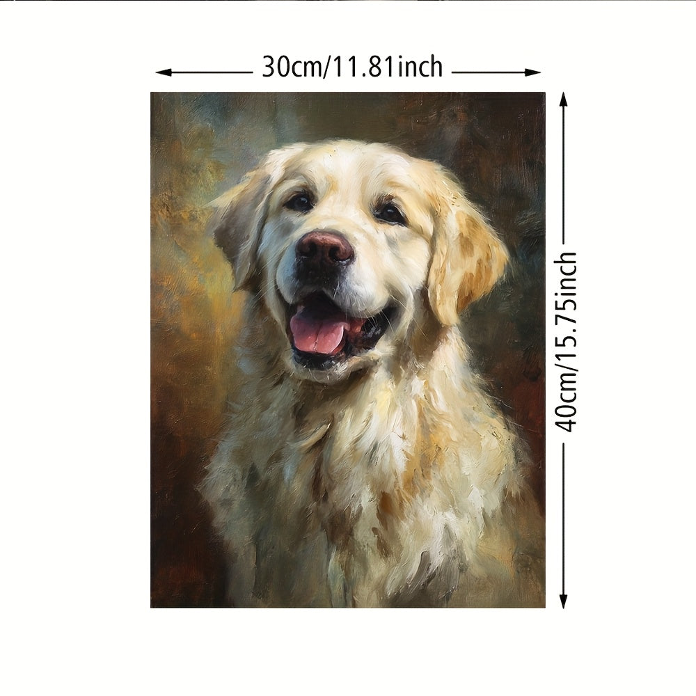 Stampa su tela intelaiata — Golden Retriever