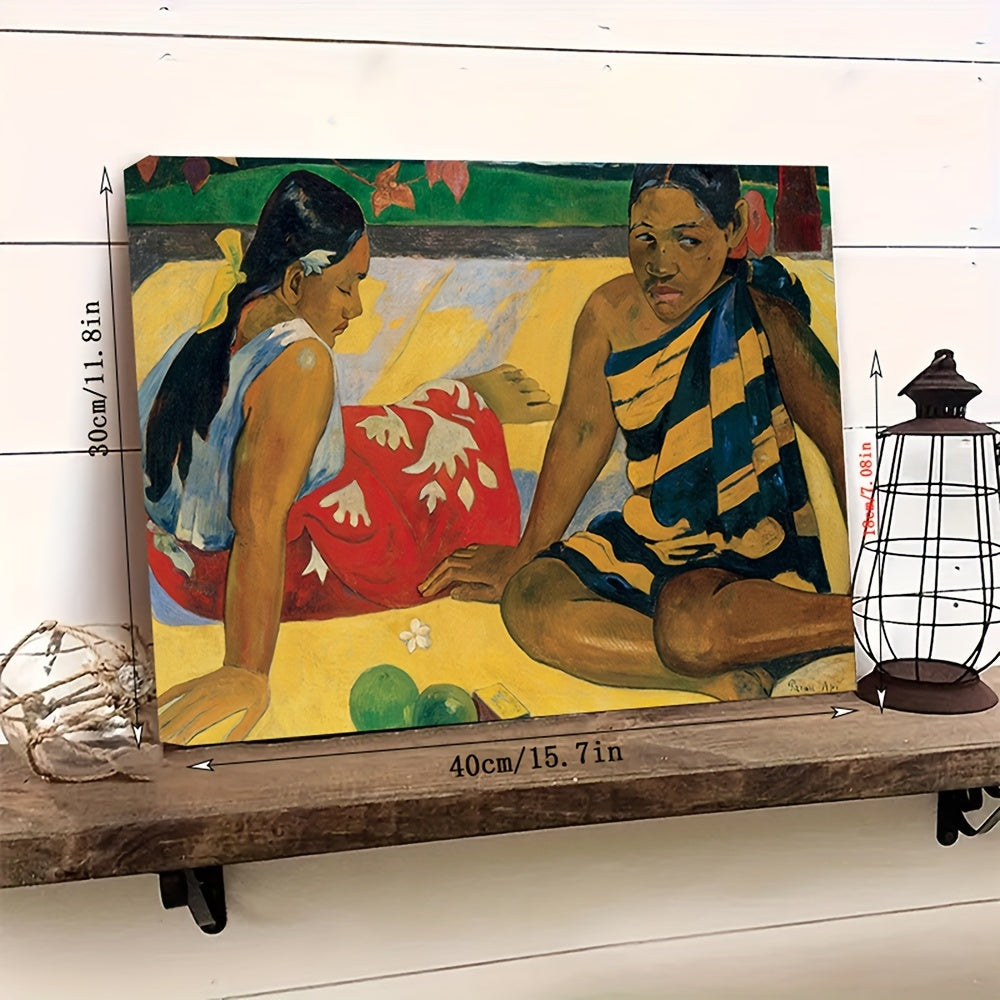 Stampa su tela intelaiata — Homage to Gauguin