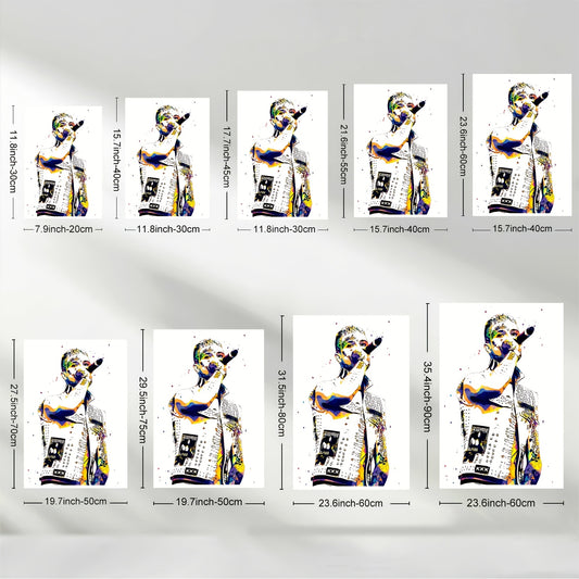 Stampa su tela intelaiata — Rapper Pop Art