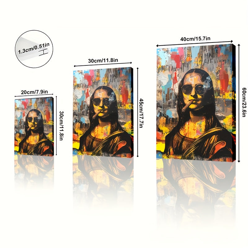 Stampa su tela — Homage to Mona Lisa
