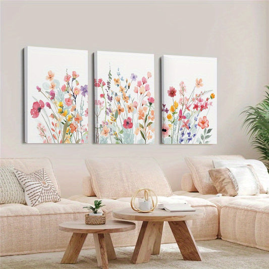 Stampa su tela intelaiata — Fiori Selvatici
