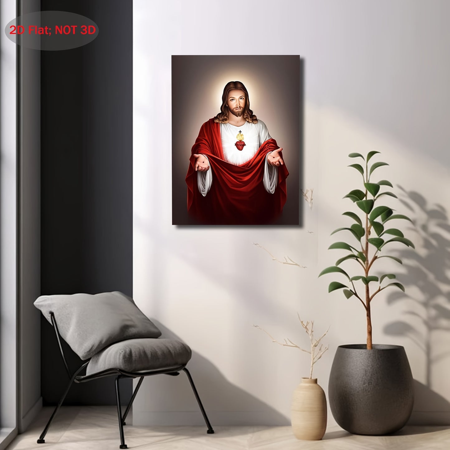 Stampa su tela intelaiata — Sacro Cuore