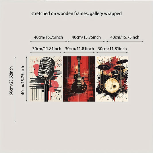 Stampa su tela intelaiata — Musica