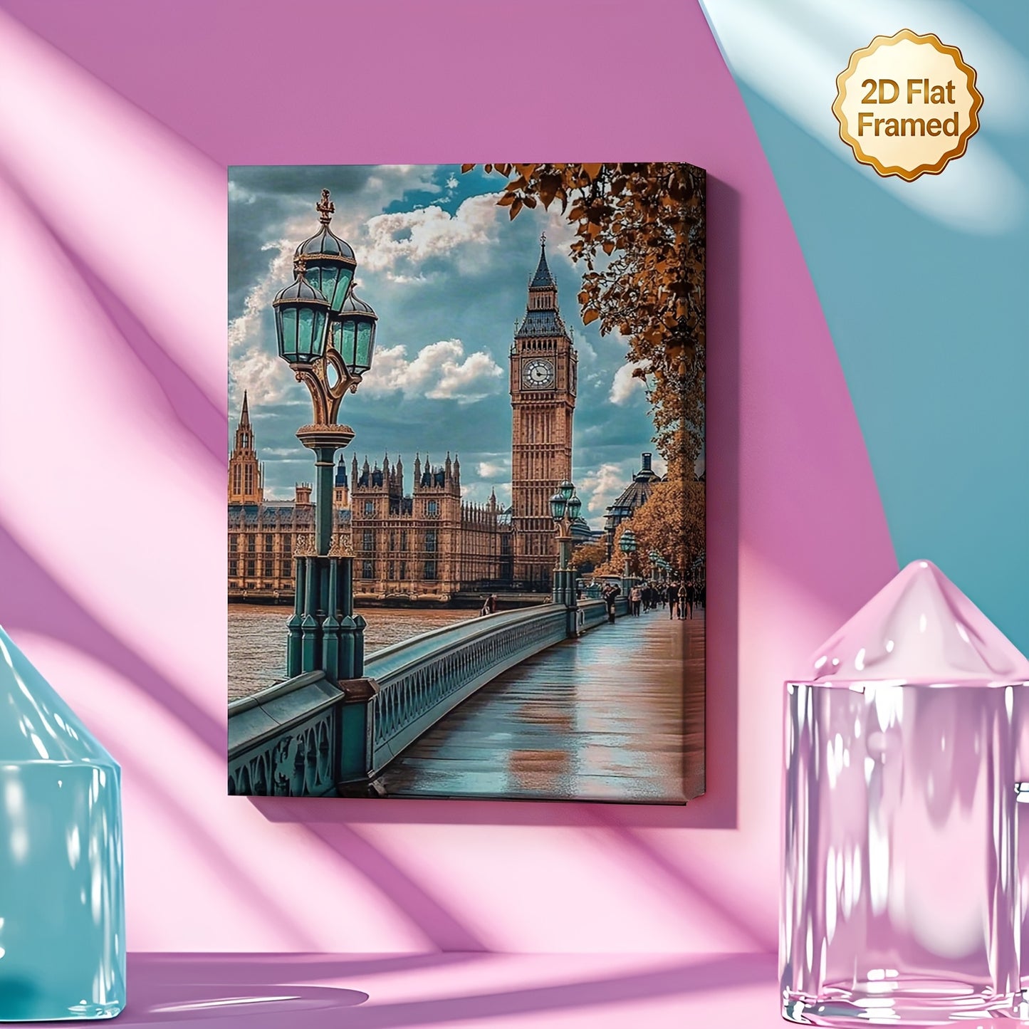 Stampa su tela intelaiata — Londra Big Ben