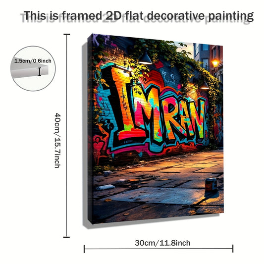 Stampa su tela intelaiata — Street Art Graffiti