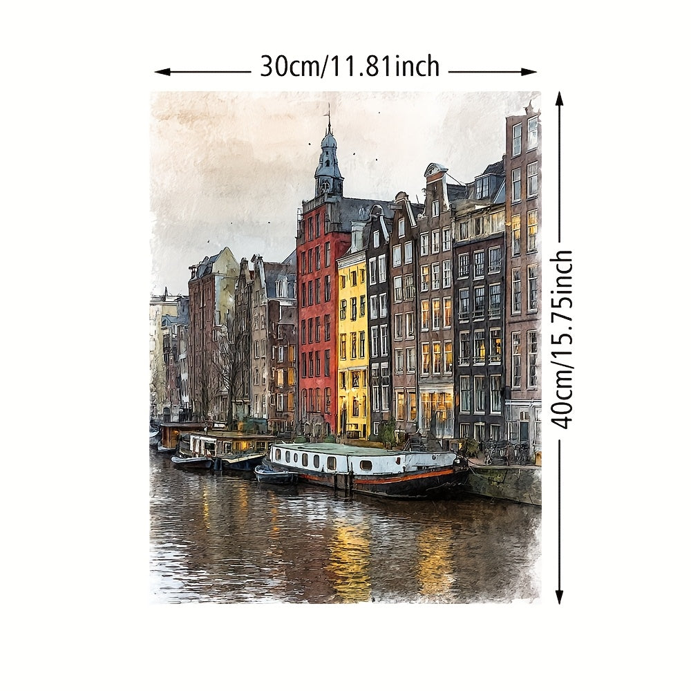 Stampa su tela intelaiata — Amsterdam