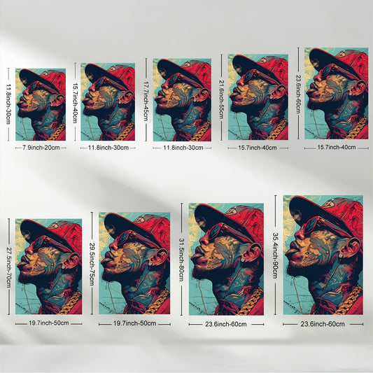Stampa su tela intelaiata — Hip-Hop Urbano