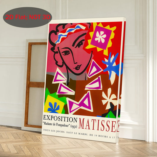 Stampa su tela intelaiata — Homage to Matisse