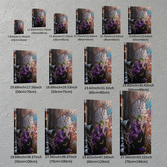 Stampa su tela intelaiata — Homage to Joker