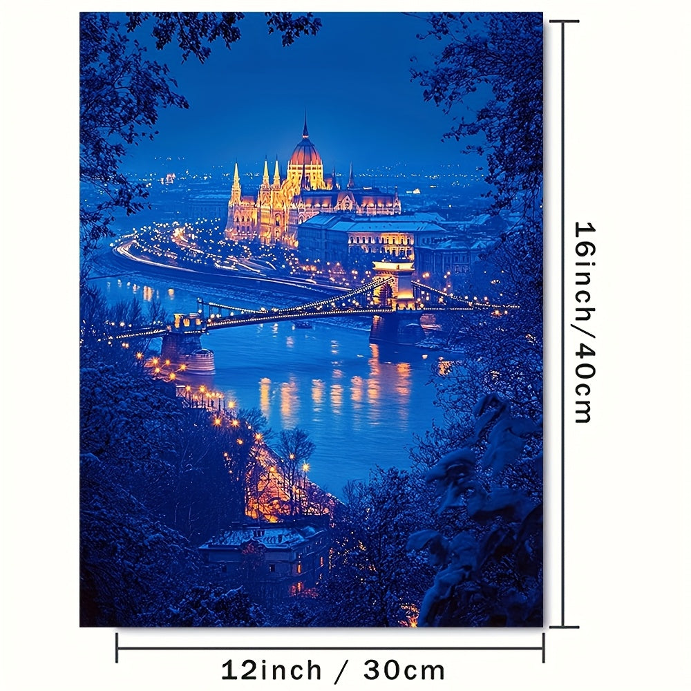 Stampa su tela intelaiata — Budapest