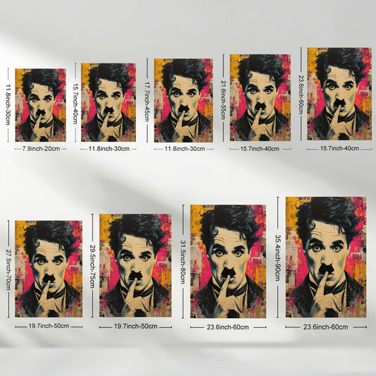 Stampa su tela — Homage to Chaplin