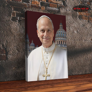 Stampa su tela intelaiata — Papa Leone XIV