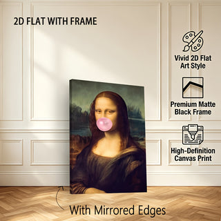 Stampa su tela — Homage to Mona Lisa