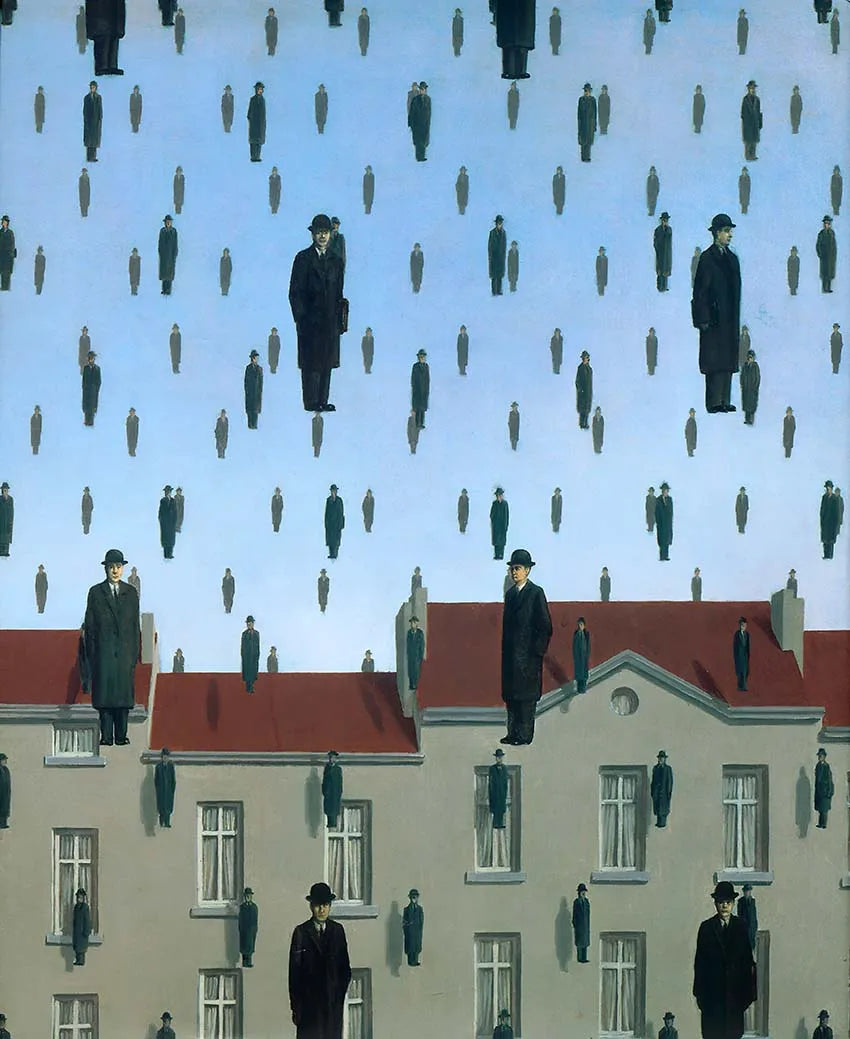 Stampa su tela da intelaiare — Homage to Magritte