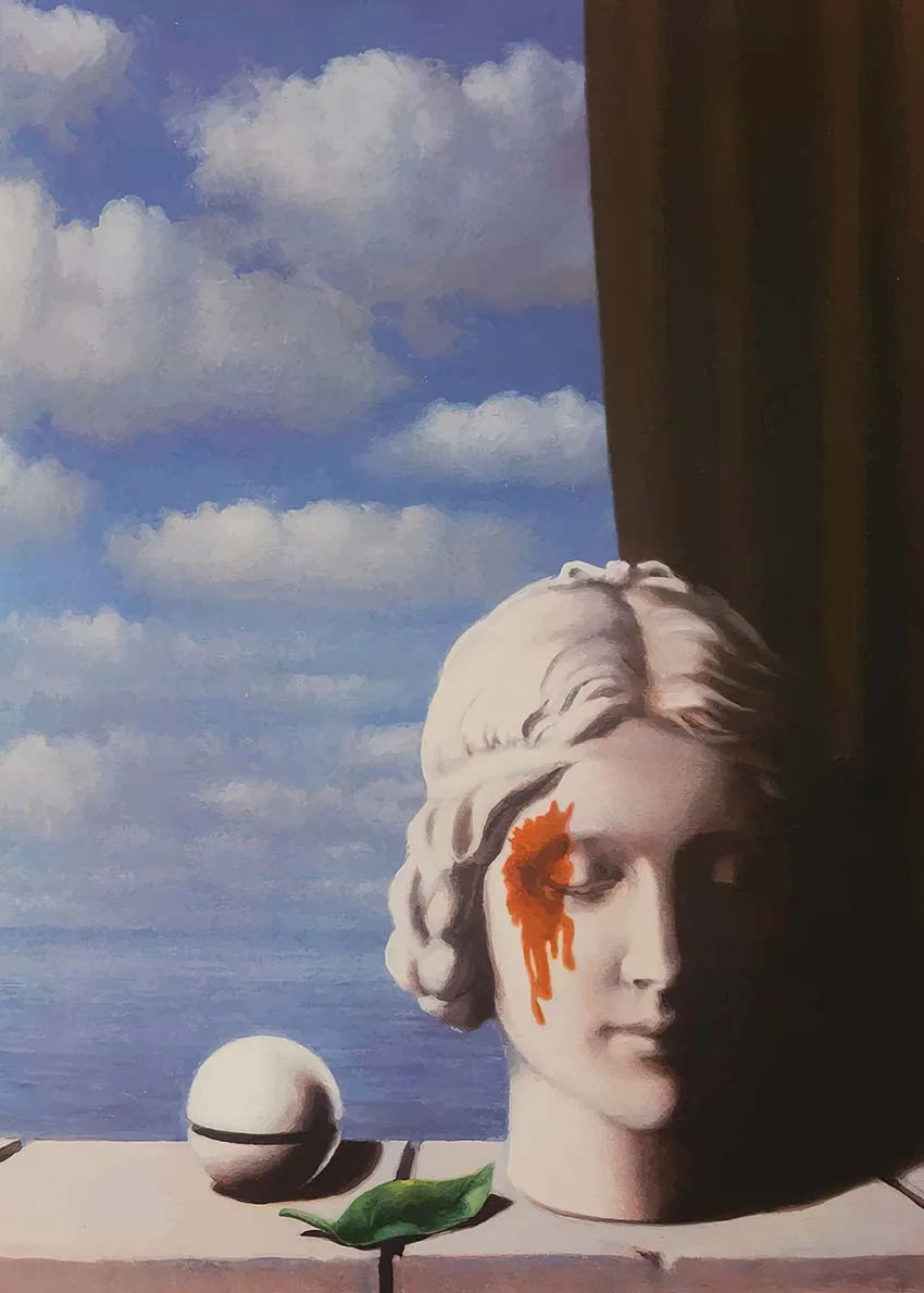 Stampa su tela da intelaiare — Homage to Magritte