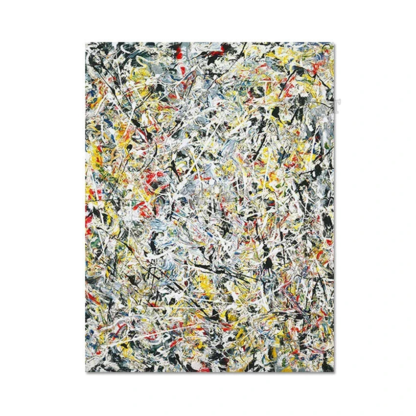 Dipinto a mano da intelaiare — Homage to Pollock