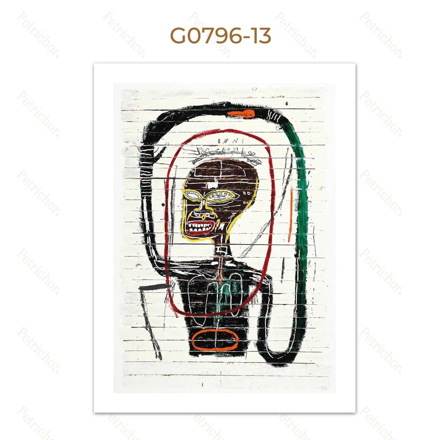 Stampa su tela da intelaiare — Homage to Basquiat