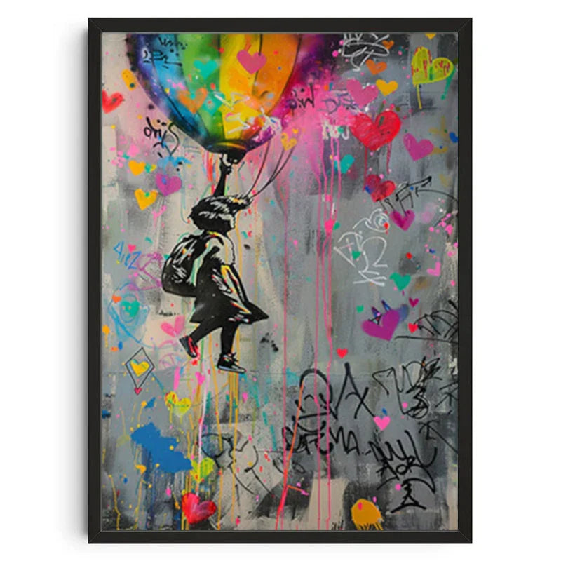 Stampa su tela da intelaiare — Homage to Banksy