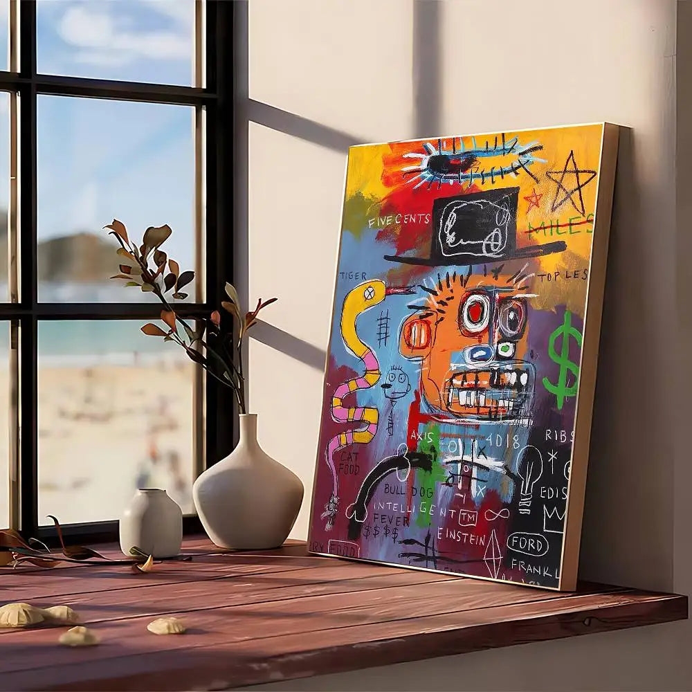 Stampa su tela da intelaiare — Homage to Basquiat