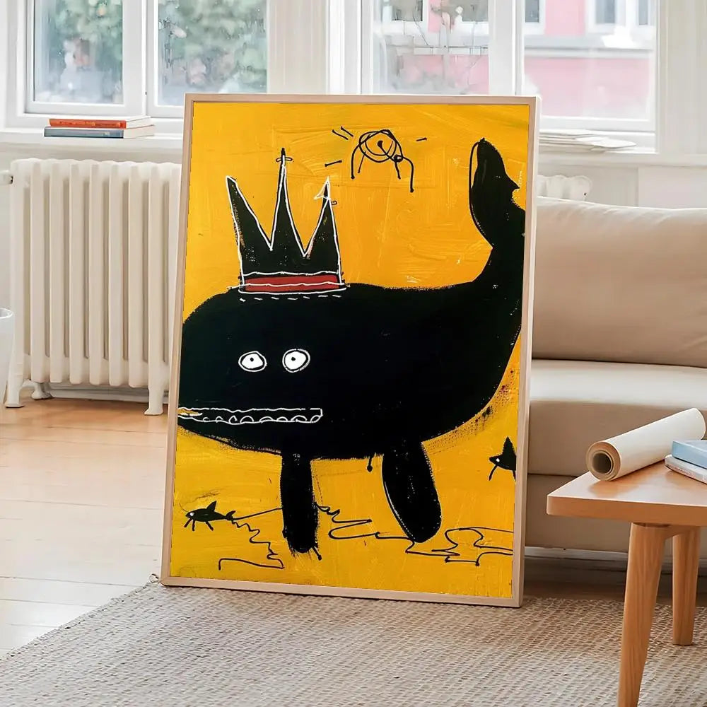 Stampa su tela da intelaiare — Homage to Basquiat