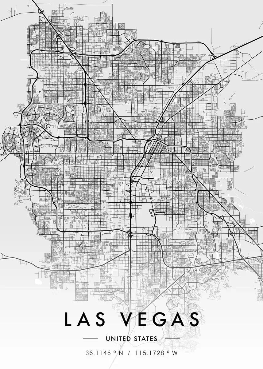 Stampa su tela da intelaiare — Mappe Urbane
