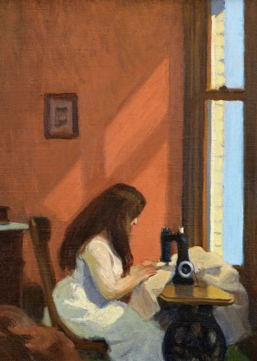Stampa su tela da intelaiare — Homage to Hopper
