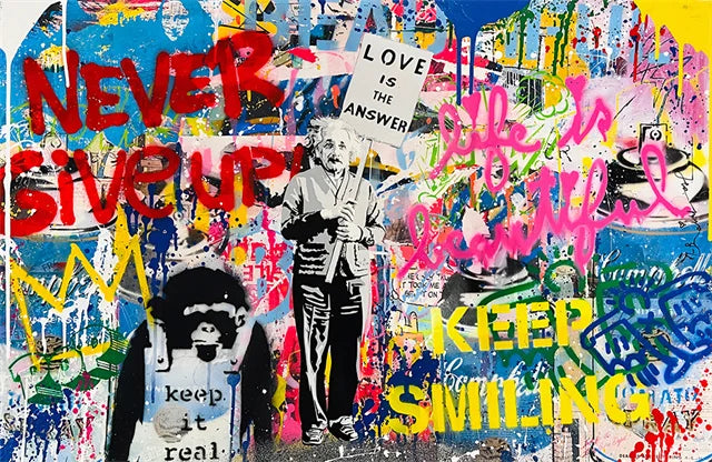 Stampa su tela da intelaiare — Homage to Banksy