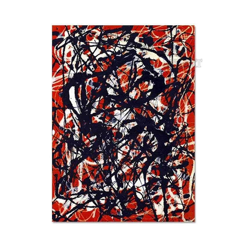 Dipinto a mano da intelaiare — Homage to Pollock
