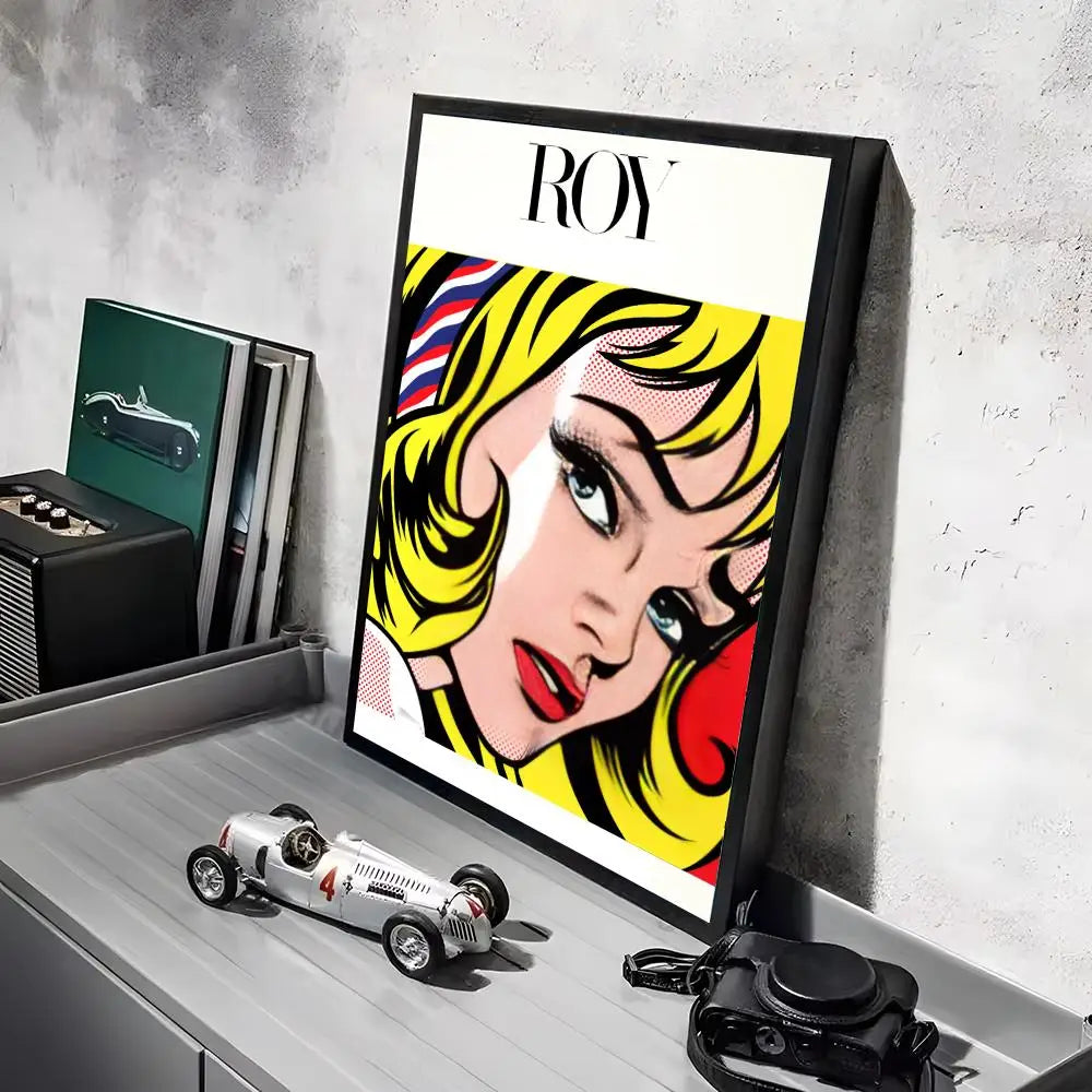 Stampa su tela da intelaiare — Homage to Lichtenstein