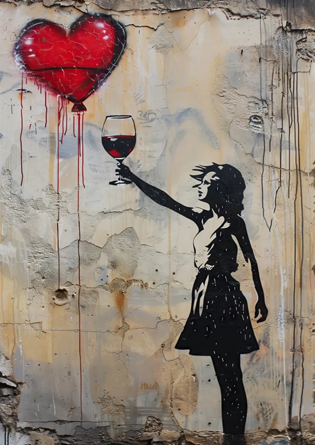 Stampa su tela da intelaiare — Homage to Banksy
