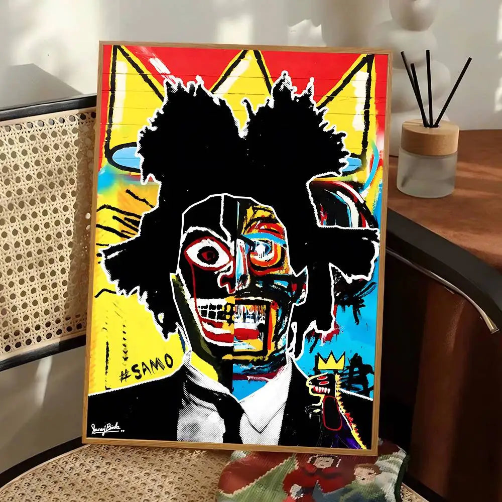 Stampa su tela da intelaiare — Homage to Basquiat