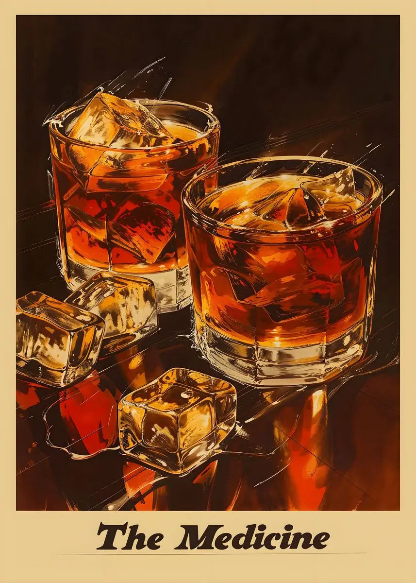 Stampa su tela da intelaiare — Cocktail Negroni
