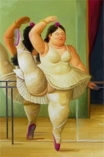 Stampa su tela da intelaiare — Homage to Botero