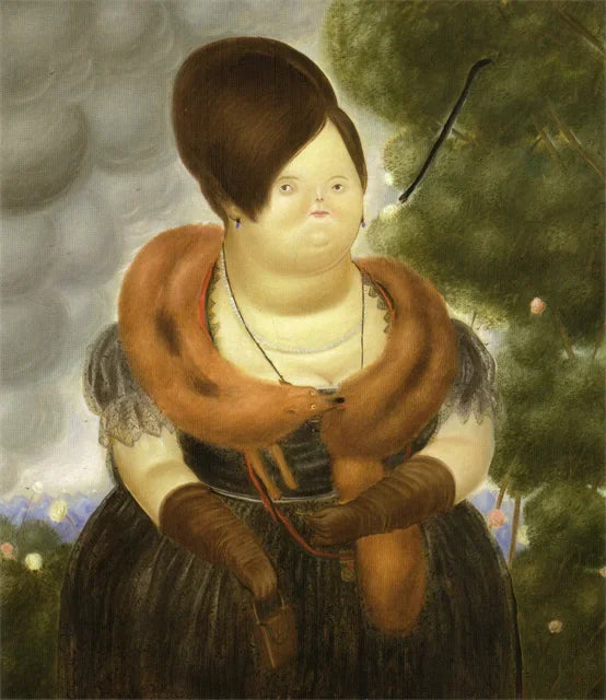 Stampa su tela da intelaiare — Homage to Botero