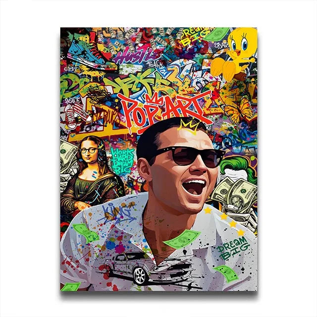 Stampa su tela da intelaiare — Gangster Anni 80