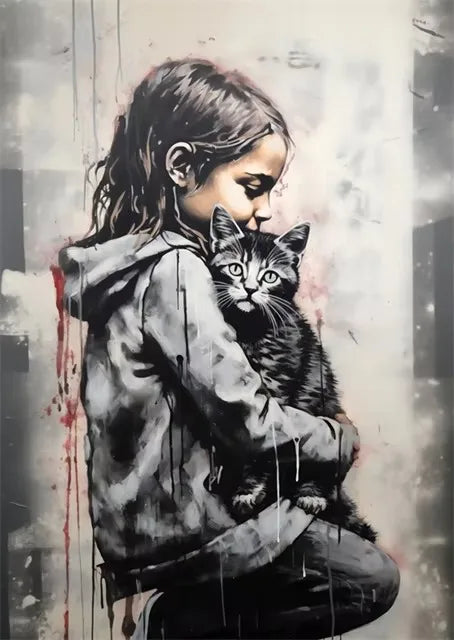 Stampa su tela da intelaiare — Homage to Banksy