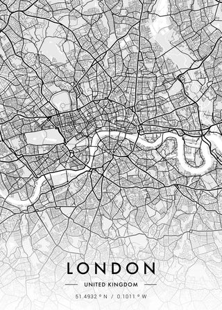 Stampa su tela da intelaiare — Mappe Urbane